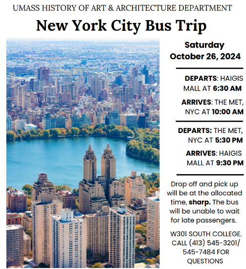 Picture of UMass Amherst History of Art & Architecture Department - New York City Bus Trip