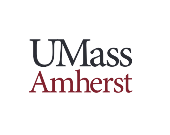 Image of a logo stating "UMass Amherst"
