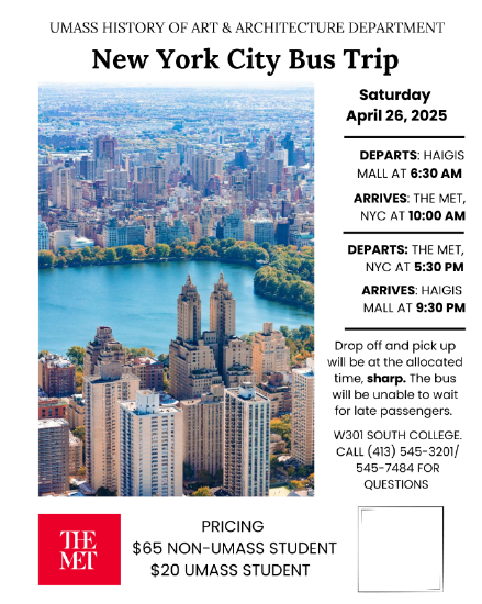 Picture of UMass Amherst History of Art & Architecture Department - New York City Bus Trip
