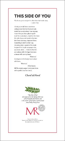 Picture of Massachusetts Review Broadside